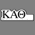 6" Ruler W/ Kappa Alpha Theta